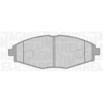 Комплект тормозных колодок, дисковый тормоз 363916060164 MAGNETI MARELLI - купить в магазине запчастей по Украине