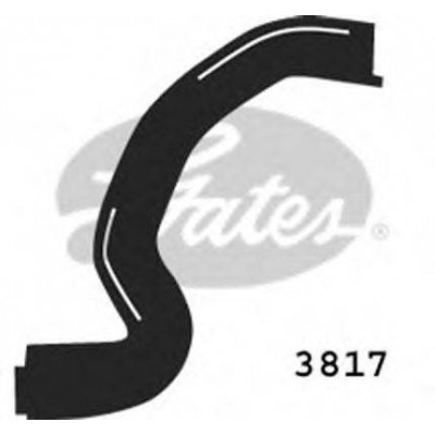 Шланг радиатора 3817 GATES - купить в магазине запчастей по Украине