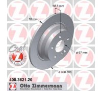 Тормозной диск ZIMMERMANN 400.3621.20 400362120 ZIMMERMANN - купить в магазине запчастей по Украине