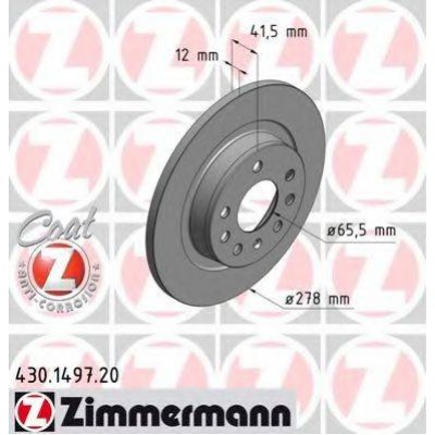 Тормозной диск 430149720 ZIMMERMANN - купить в магазине запчастей по Украине
