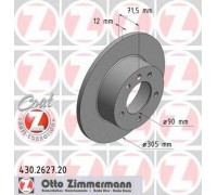 Тормозной диск ZIMMERMANN 430.2627.20 430262720 ZIMMERMANN - купить в магазине запчастей по Украине