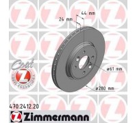 Тормозной диск ZIMMERMANN 470.2412.20 470241220 ZIMMERMANN - купить в магазине запчастей по Украине