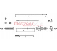 Тросик газа METZGER 493.1 4931 METZGER - купить в магазине запчастей по Украине