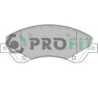 Комплект тормозных колодок, дисковый тормоз PROFIT 5000-1929 50001929 PROFIT - купить в магазине запчастей по Украине