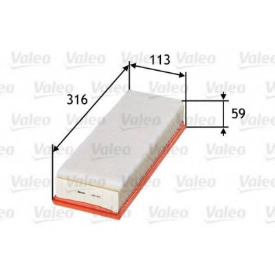 Воздушный фильтр 585015 VALEO - купить в магазине запчастей по Украине