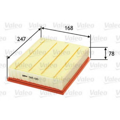 Воздушный фильтр 585018 VALEO - купить в магазине запчастей по Украине