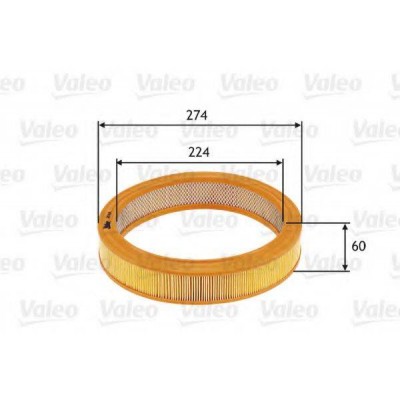 Воздушный фильтр 585619 VALEO - купить в магазине запчастей по Украине