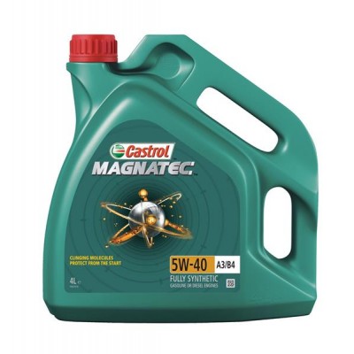 Олива моторна MAGNATEC 5W-40 A3/B4 4л 5W40MA3B44L CASTROL - купити в магазині запчастин по Україні