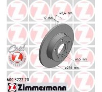 Тормозной диск ZIMMERMANN 600.3222.20 600322220 ZIMMERMANN - купить в магазине запчастей по Украине