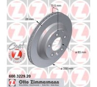 Тормозной диск ZIMMERMANN 600.3229.20 600322920 ZIMMERMANN - купити в магазині запчастин по Україні