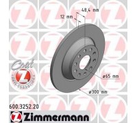 Тормозной диск ZIMMERMANN 600.3252.20 600325220 ZIMMERMANN - купить в магазине запчастей по Украине
