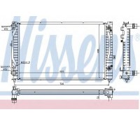 Радиатор, охлаждение двигателя NISSENS 60229 60229 NISSENS - купить в магазине запчастей по Украине