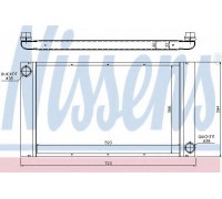 Радиатор, охлаждение двигателя NISSENS 60765 60765 NISSENS - купить в магазине запчастей по Украине