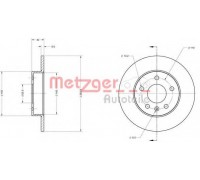 Тормозной диск METZGER 6110102 6110102 METZGER - купить в магазине запчастей по Украине
