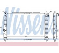 Теплообменник NISSENS 61645 61645 NISSENS - купити в магазині запчастин по Україні