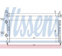 Радиатор, охлаждение двигателя NISSENS 61765 61765 NISSENS - купить в магазине запчастей по Украине