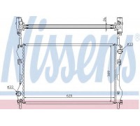 Радиатор, охлаждение двигателя NISSENS 62044A 62044A NISSENS - купить в магазине запчастей по Украине