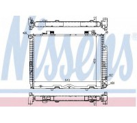 Радиатор, охлаждение двигателя NISSENS 62611A 62611A NISSENS - купить в магазине запчастей по Украине