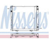 Радиатор, охлаждение двигателя NISSENS 62751A 62751A NISSENS - купити в магазині запчастин по Україні