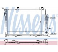 Радиатор, охлаждение двигателя NISSENS 62756A 62756A NISSENS - купить в магазине запчастей по Украине