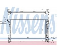 Радиатор, охлаждение двигателя NISSENS 62786A 62786A NISSENS - купить в магазине запчастей по Украине