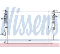 Радиатор, охлаждение двигателя NISSENS 637606 637606 NISSENS - купить в магазине запчастей по Украине