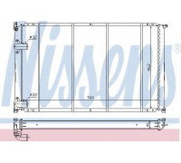 Радиатор, охлаждение двигателя NISSENS 63922 63922 NISSENS - купити в магазині запчастин по Україні