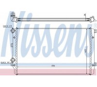 Радиатор, охлаждение двигателя NISSENS 65280A 65280A NISSENS - купить в магазине запчастей по Украине