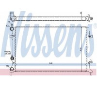 Радиатор, охлаждение двигателя NISSENS 65296 65296 NISSENS - купить в магазине запчастей по Украине