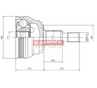 6680 KAMOKA - купить в магазине запчастей по Украине