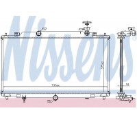 Радиатор, охлаждение двигателя NISSENS 68539 68539 NISSENS - купить в магазине запчастей по Украине