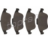 Комплект тормозных колодок, дисковый тормоз TOPRAN 700 801 700801 TOPRAN - купить в магазине запчастей по Украине
