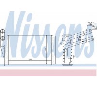 Теплообменник, отопление салона NISSENS 70224 70224 NISSENS - купить в магазине запчастей по Украине
