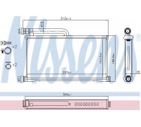 Теплообменник, отопление салона NISSENS 70233 70233 NISSENS - купить в магазине запчастей по Украине