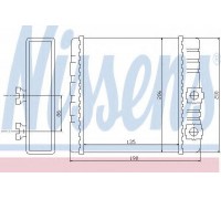 Теплообменник, отопление салона NISSENS 70514 70514 NISSENS - купить в магазине запчастей по Украине