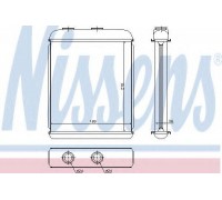 Теплообменник, отопление салона NISSENS 72662 72662 NISSENS - купить в магазине запчастей по Украине