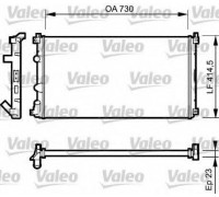 Радиатор, охлаждение двигателя VALEO 732917 732917 VALEO - купить в магазине запчастей по Украине