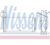 Теплообменник, отопление салона NISSENS 73965 73965 NISSENS - купить в магазине запчастей по Украине