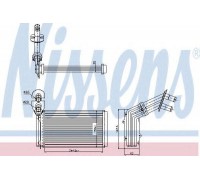 Теплообменник, отопление салона NISSENS 73973 73973 NISSENS - купить в магазине запчастей по Украине
