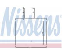Теплообменник, отопление салона NISSENS 76504 76504 NISSENS - купить в магазине запчастей по Украине