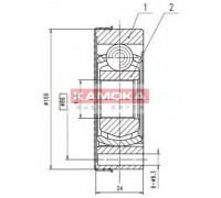 8096 KAMOKA - купить в магазине запчастей по Украине