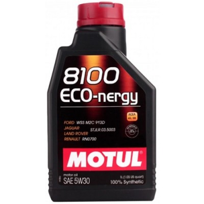 Масло 5W30 8100 Eco-Nergy (1л) (A5/B5) 812301 MOTUL - купити в магазині запчастин по Україні