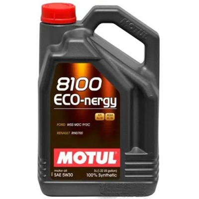 Масло 5W30 8100 Eco-Nergy (5л) (A5/B5) 812306 MOTUL - купити в магазині запчастин по Україні