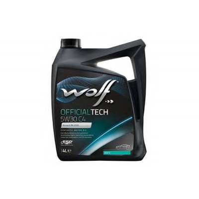 OFFICIALTECH 5W30 C4 4Lx4 8308413 WOLF - купити в магазині запчастин по Україні