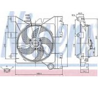 Вентилятор, охлаждение двигателя NISSENS 85316 85316 NISSENS - купить в магазине запчастей по Украине