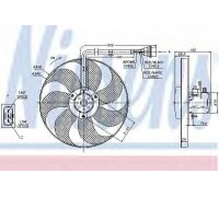 Вентилятор, охлаждение двигателя NISSENS 85683 85683 NISSENS - купить в магазине запчастей по Украине