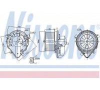 Вентилятор салона NISSENS 87178 87178 NISSENS - купить в магазине запчастей по Украине