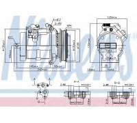 Компрессор, кондиционер NISSENS 890049 890049 NISSENS - купить в магазине запчастей по Украине