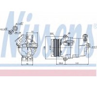 Компрессор, кондиционер NISSENS 89038 89038 NISSENS - купить в магазине запчастей по Украине