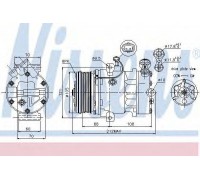 Компрессор, кондиционер NISSENS 89042 89042 NISSENS - купить в магазине запчастей по Украине